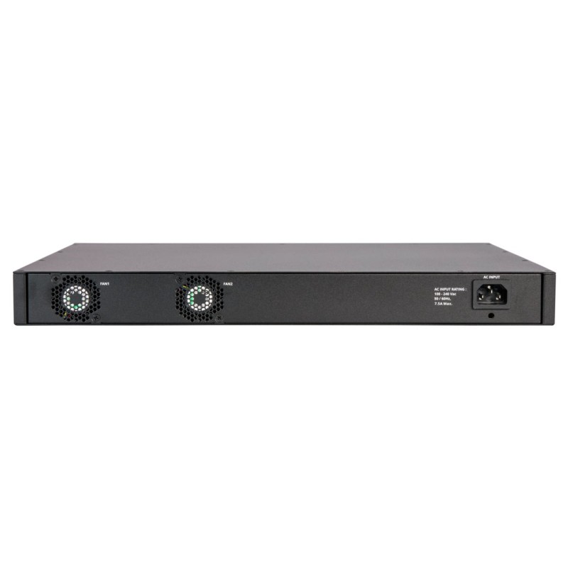 CommScope RUCKUS ICX8200-48P Switch, 48x10/100/1000 Mbps PoE+ ports, 4x25 GbE SFP28 stacking/uplink-ports, 370 W PoE budget - 21
