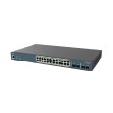EnGenius Switch full managed Layer 2+ 28 Port &bull 24x 1 GbE &bull PoE Budget 240W &bull 24x PoE at &bull 4x SFP &bull 19" &bul