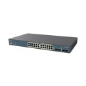 EnGenius Switch full managed Layer 2+ 28 Port &bull 24x 1 GbE &bull PoE Budget 410W &bull 24x PoE at &bull 4x SFP &bull 19" &bul