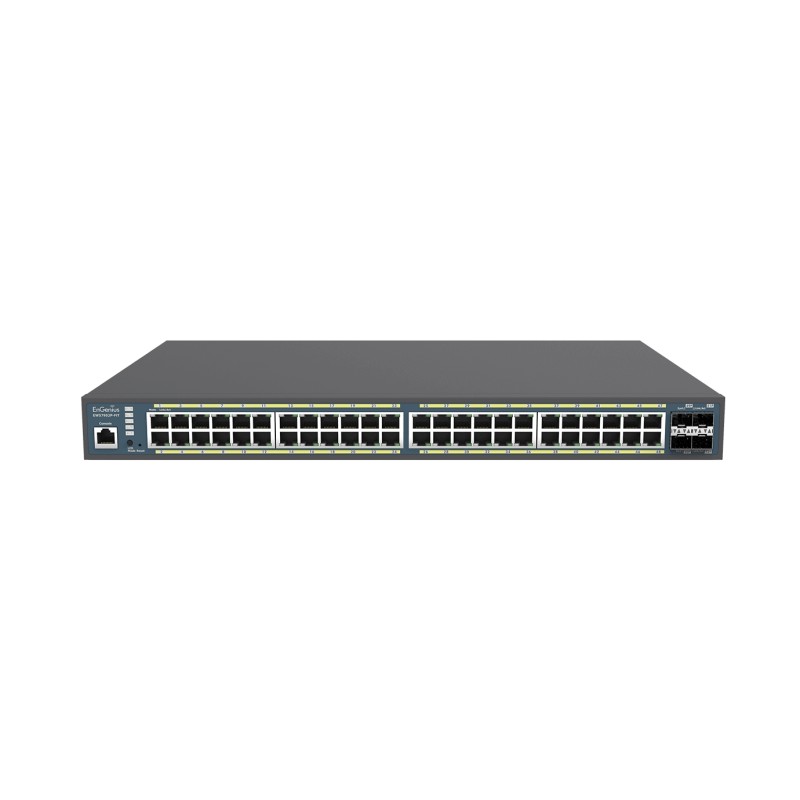 EnGenius Switch full managed Layer 2+ 52 Port &bull 48x 1 GbE &bull PoE Budget 740W &bull 48x PoE at &bull 4x SFP &bull 19" &bul
