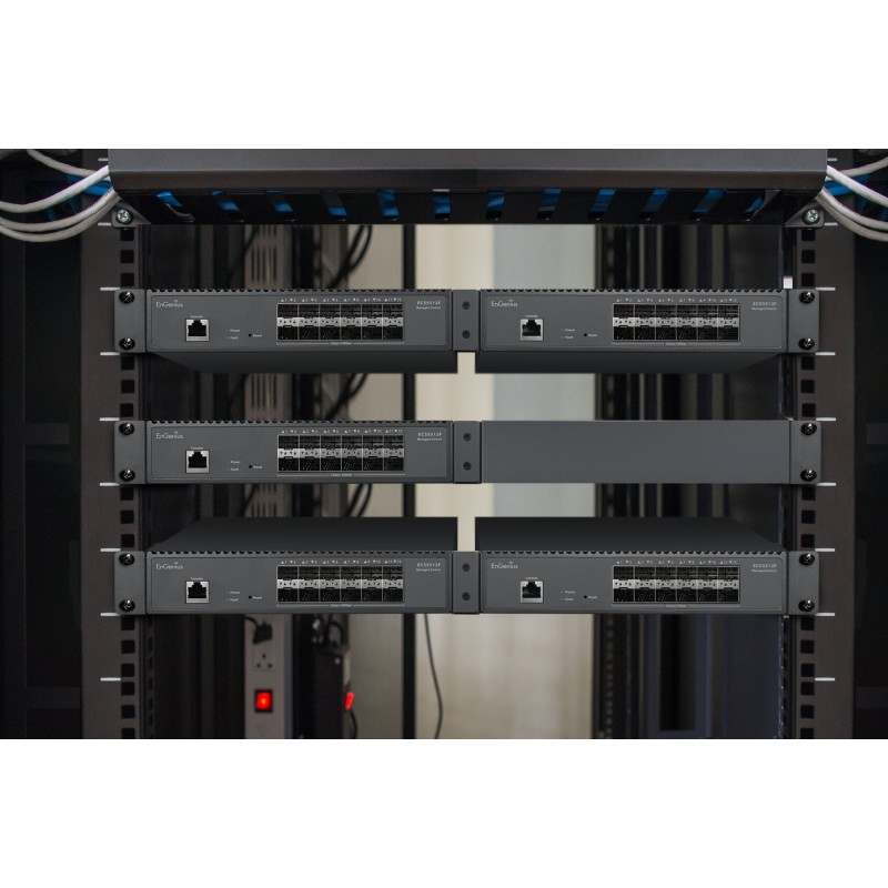 EnGenius Switch Managed Layer2+ 12-Port &bull 12x SFP+ &bull 9,5" &bull Half-Rack Aggregation &bull ECS5512F &bull EnGenius Clou