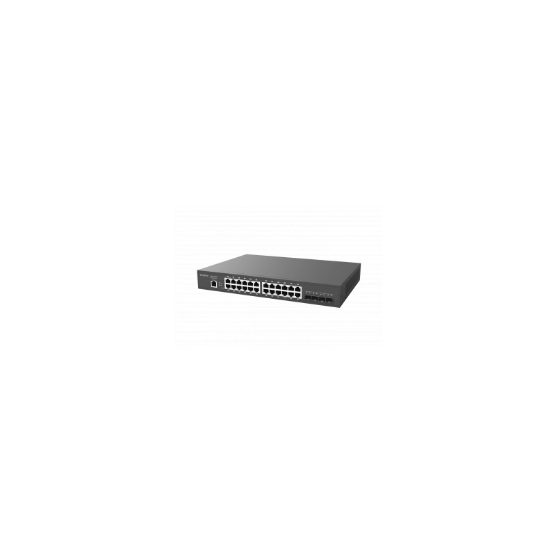 EnGenius Switch full managed 28 Port &bull 24x 1 GbE &bull 4x SFP+ &bull 13" &bull Lüfterlos &bull ECS1528T &bull EnGenius Cloud
