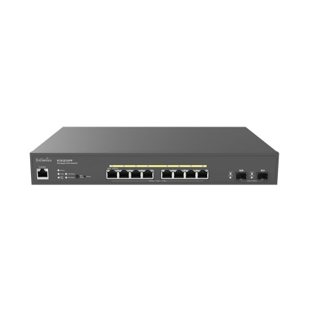 EnGenius Switch full managed Layer2+ 10 Port &bull 8x 2.5 GbE &bull PoE Budget 240W &bull 8x PoE++ bt &bull 2x SFP+ &bull 13" &b