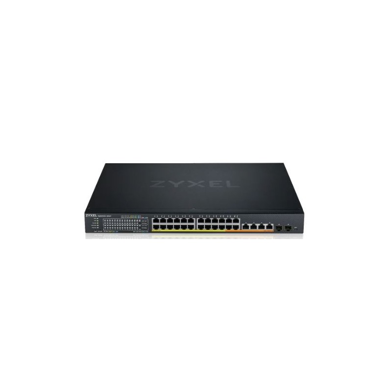Zyxel Switch full managed Layer3 30 Port &bull 24x 2.5GbE &bull 4x 10 GbE &bull 2x SFP+ &bull 19" &bull NebulaFlex Pro &bull XMG