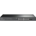 TP-Link Switch smart managed Layer2 18 Port &bull 16x 1 GbE &bull PoE Budget 150W &bull 2x SFP &bull 19" &bull Omada &bull SG221