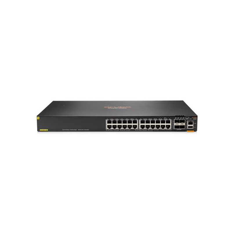 HP Switch 1000Mbit, 24xTP, 4xSFP/SFP+-Slot, 6200F-24G-Class4-POE-4SFP+-370W, B-Version - 219755 - 1