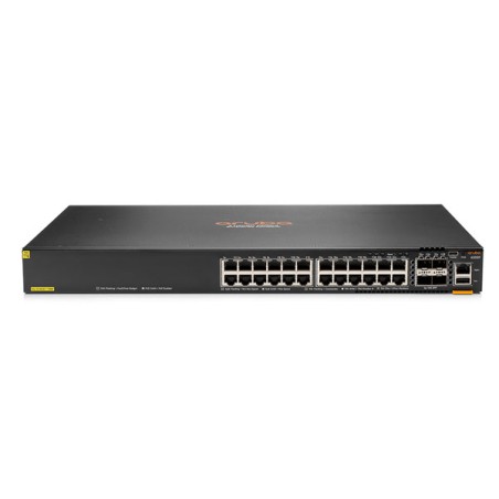 HP Switch 1000Mbit, 24xTP, 4xSFP/SFP+-Slot, 6200F-24G-Class4-POE-4SFP+-370W, B-Version - 219755 - 1