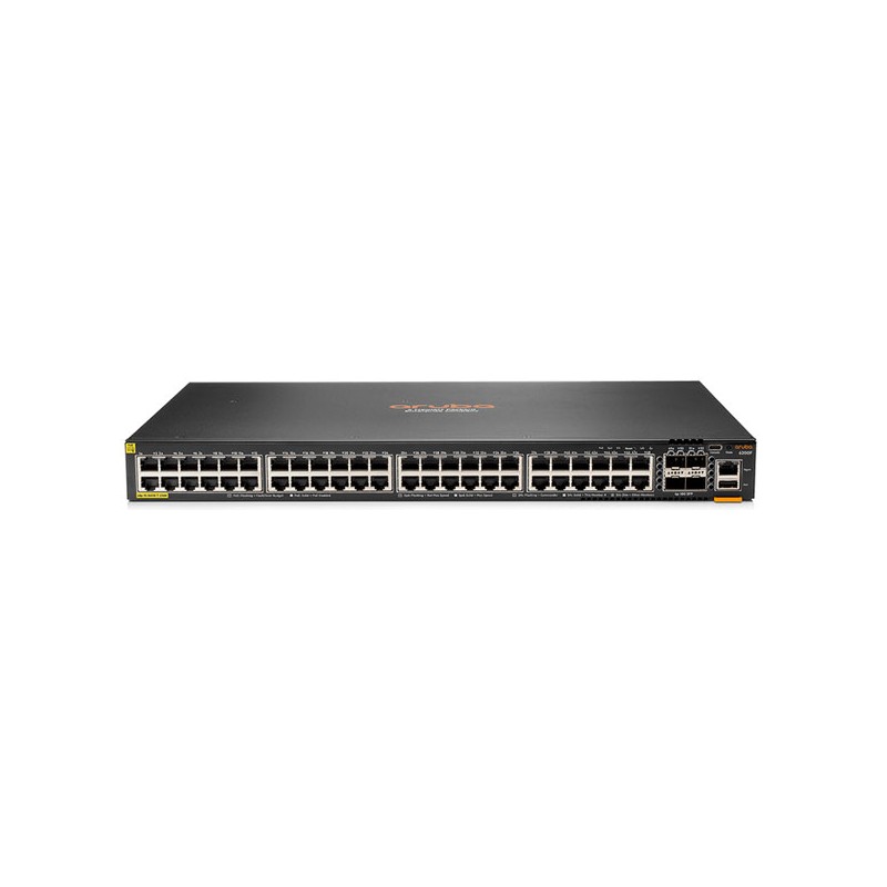 HP Switch 1000Mbit, 48xTP, 4xSFP/SFP+-Slot, 6200F-48G-Class4-POE-4SFP+-370W, B-Version - 219757 - 1