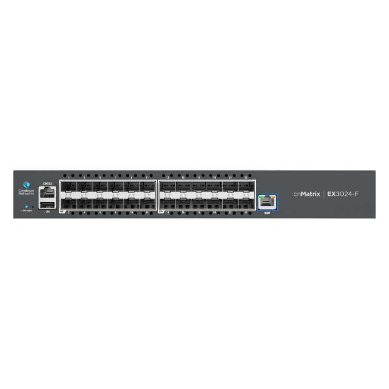 Cambium Switch full managed Layer3 24 Port &bull 24x 10 SFP+ &bull 19? &bull EX3024F - 221211 - 1