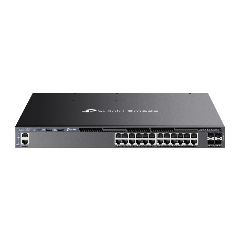 TP-Link Switch full managed Layer3 28 Port &bull 24x 1 GbE &bull 4x SFP+ &bull Omada &bull TL-SG6428XHP - 222608 - 1