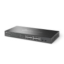 TP-Link Switch smart managed Layer2 18 Port &bull 8x 2.5 GbE POE &bull 8x 2.5 GbE &bull PoE Budget 150W &bull 2x SFP &bull 19" &