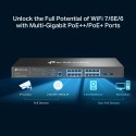 TP-Link Switch smart managed Layer2 18 Port &bull 8x 2.5 GbE POE &bull 8x 2.5 GbE &bull PoE Budget 150W &bull 2x SFP &bull 19" &