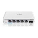 EnGenius Switch full managed Switch Extender 6 Port &bull 5x 1 GbE &bull 4x PoE at &bull 1x SFP &bull EXT1106 &bull EnGenius Clo