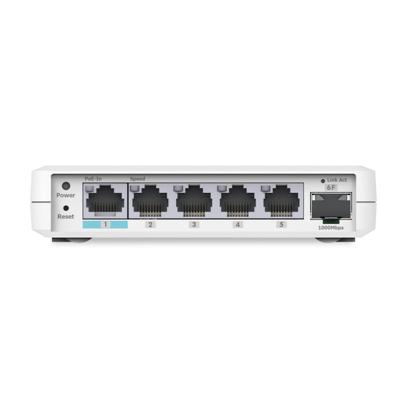 EnGenius Switch full managed Switch Extender 6 Port &bull 5x 1 GbE &bull 4x PoE at &bull 1x SFP &bull EXT1106 &bull EnGenius Clo