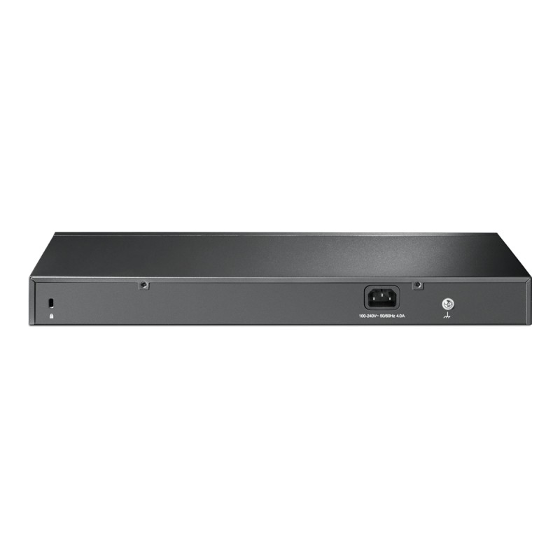 TP-Link Switch full managed Layer2+ 28 Port &bull 24x 1 GbE &bull 4x SFP &bull PoE Budget 192 Watt &bull 16x PoE at &bull 8x GbE