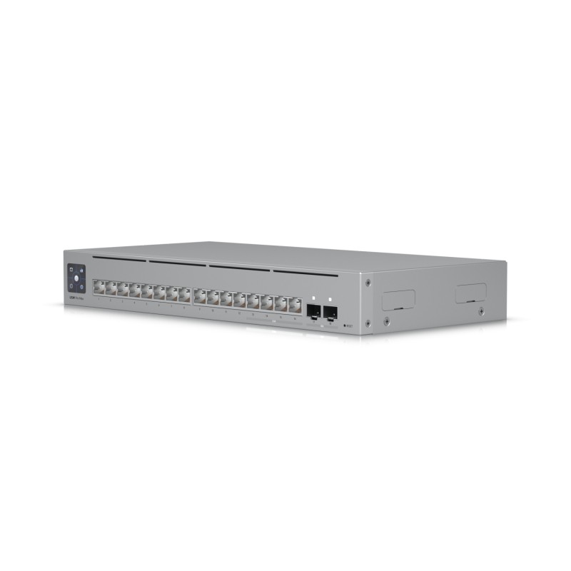 Ubiquiti Switch fully managed Layer3 18 Port &bull 4x 2.5 GbE &bull 12x GbE &bull 2x SFP+ &bull Desktop &bull Fanless &bull Uni