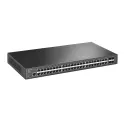 TP-Link Switch full managed Layer2+ 52 Port &bull 48x 1 GbE &bull 4x SFP+ &bull PoE Budget 750Watt &bull 8x PoE bt &bull 40x PoE