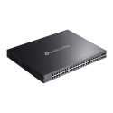 TP-Link Switch full managed Layer2+ 52 Port &bull 48x 1 GbE &bull 4x SFP &bull PoE Budget 230 Watt &bull 32x PoE at &bull 19? &b