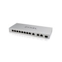 Zyxel Switch smart managed Layer2 12 Port &bull 8x 1 GbE &bull 3x 10 GbE &bull 1x SFP+ &bull Desktop &bull XGS1250-12 v2 - 23392