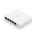 Ubiquiti Switch smart managed Layer2 5 Port &bull 5x GbE &bull 1x PoE at In &bull Desktop &bull Fanless &bull UniFi &bull etc. -