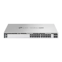 Omada PRO fully managed Layer 3 Switch &bull 28 Port &bull 24x 2.5GbE, 4x SFP28 &bull PoE Budget 1440W &bull 24x PoE at/bt &bull