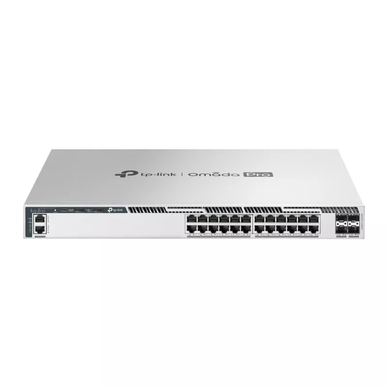 Omada PRO fully managed Layer 3 Switch &bull 28 Port &bull 24x 2.5GbE, 4x SFP28 &bull Omada PRO &bull S6500-24M4Y - 239681 - 1