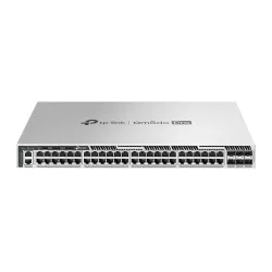 Omada PRO fully managed Layer 3 Switch &bull 54 Port &bull 48x 1GbE, 6x SFP+ &bull PoE Budget 1440W &bull 48x PoE at &bull Omada