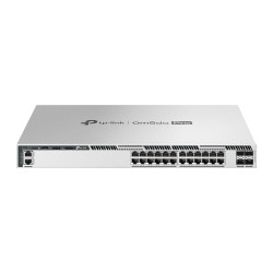Omada PRO fully managed Layer 3 Switch &bull 28 Port &bull 24x 1GbE, 4x SFP+ &bull Omada PRO &bull S6500-24GP4XF - 239685 - 1