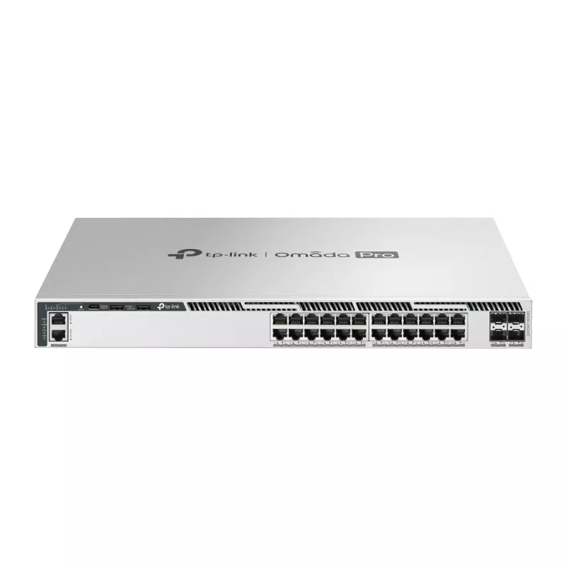 Omada PRO fully managed Layer 3 Switch &bull 28 Port &bull 24x 1GbE, 4x SFP+ &bull Omada PRO &bull S6500-24GP4XF - 239685 - 1