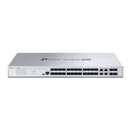 Omada PRO full managed Layer 2+ Switch &bull 32 Port &bull 24x SFP, 4x SFP/RJ45 Combo Port &bull 4x SFP+ &bull Omada PRO &bull S