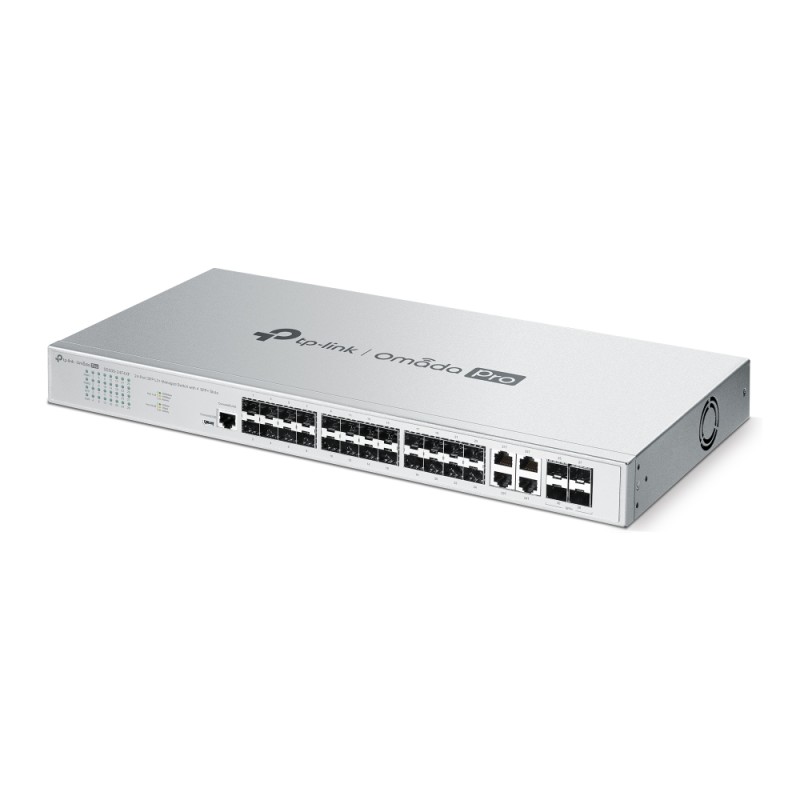 Omada PRO full managed Layer 2+ Switch &bull 32 Port &bull 24x SFP, 4x SFP/RJ45 Combo Port &bull 4x SFP+ &bull Omada PRO &bull S