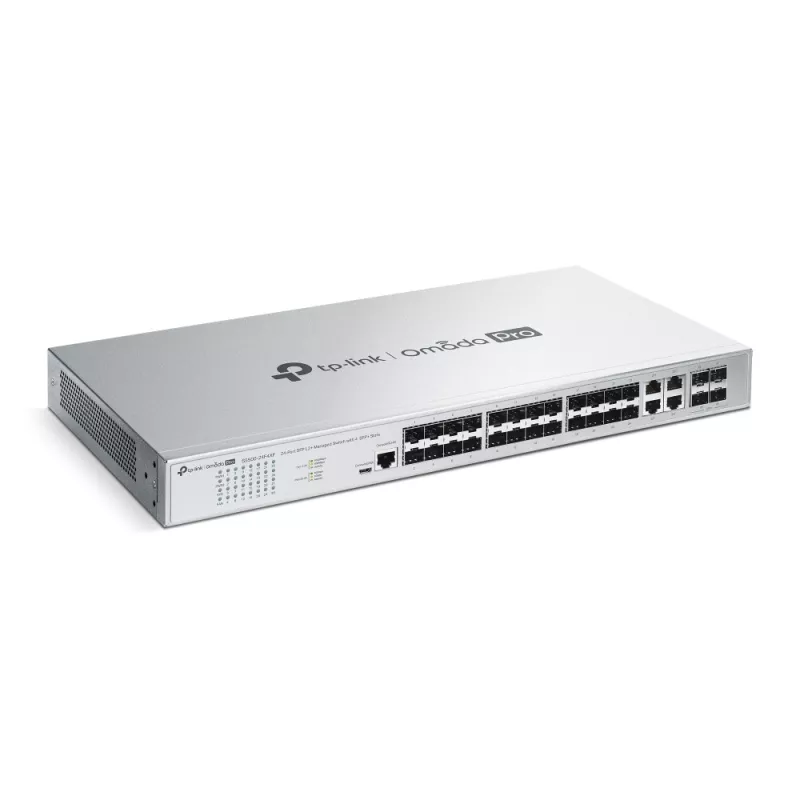 Omada PRO full managed Layer 2+ Switch &bull 32 Port &bull 24x SFP, 4x SFP/RJ45 Combo Port &bull 4x SFP+ &bull Omada PRO &bull S