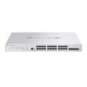 Omada PRO full managed Layer 2+ Switch &bull 28 Port &bull 24x 2.5GbE, 4x SFP+ &bull PoE Budget 500W &bull 8x PoE bt, 16x PoE at