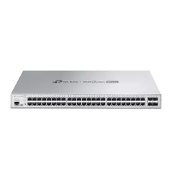 Omada PRO full managed Layer 2+ Switch &bull 52 Port &bull 48x 1GbE, 4x SFP+ &bull PoE Budget 500W &bull 48x PoE af/at &bull Oma