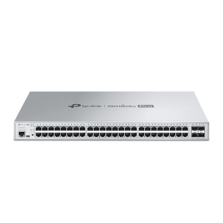 Omada PRO full managed Layer 2+ Switch &bull 52 Port &bull 48x 1GbE, 4x SFP+ &bull PoE Budget 500W &bull 48x PoE af/at &bull Oma
