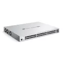 Omada PRO full managed Layer 2+ Switch &bull 52 Port &bull 48x 1GbE, 4x SFP+ &bull PoE Budget 500W &bull 48x PoE af/at &bull Oma