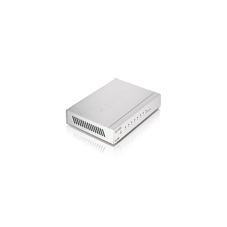 Zyxel Switch unmanaged Layer 2 8 Port &bull 8x 1 GbE &bull Desktop &bull Fanless &bull Metal housing &bull GS-108BV5 - 240248 - 