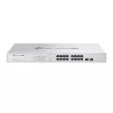 Omada PRO smart managed Layer 2+ Switch &bull 18 Port &bull 16x 1GbE, 2x SFP &bull Omada PRO &bull S4500-16G2F - 240744 - 1