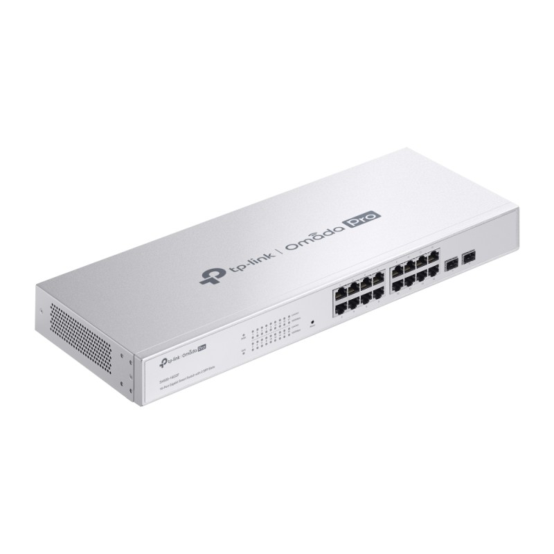 Omada PRO smart managed Layer 2+ Switch &bull 18 Port &bull 16x 1GbE, 2x SFP &bull Omada PRO &bull S4500-16G2F - 240744 - 4