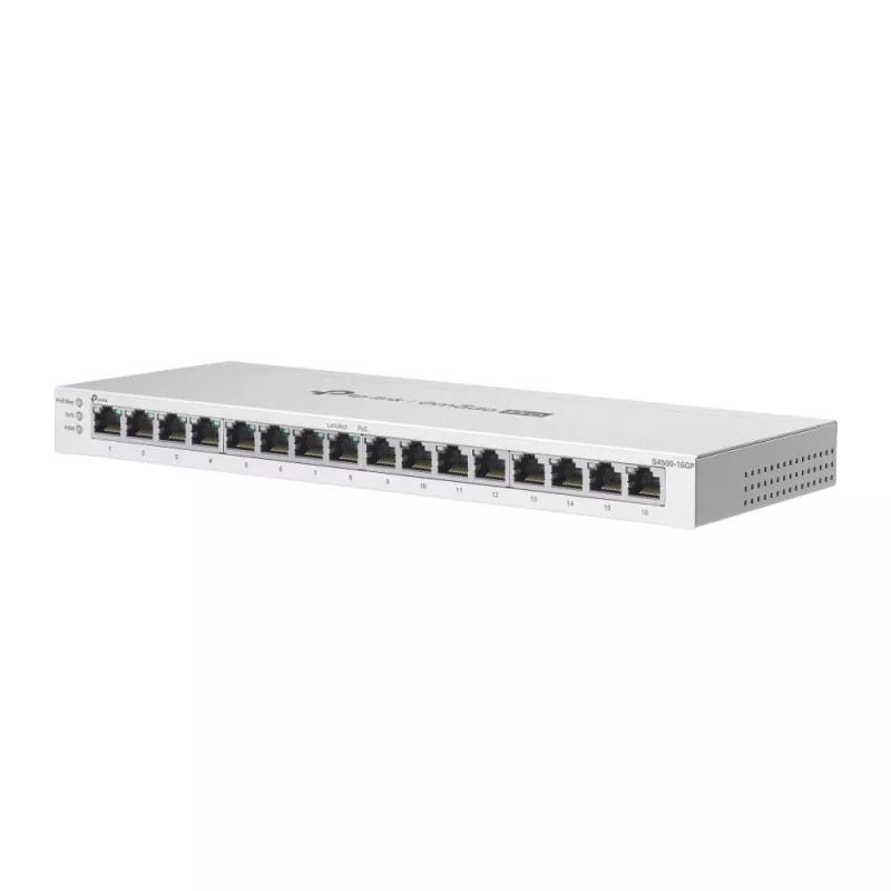 Omada PRO smart managed Layer 2+ Switch &bull 16 Port &bull 16x 1GbE &bull PoE Budget 120W &bull 16x PoE at&bull Omada PRO &bull