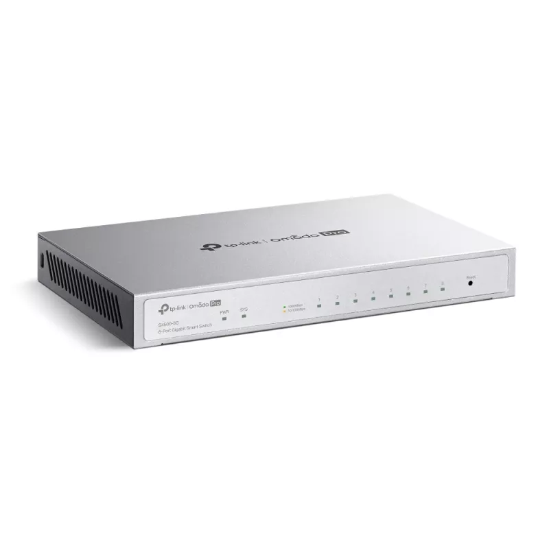 Omada PRO smart managed Layer 2+ Switch &bull 8 Port &bull 8x 1GbE &bull Omada PRO &bull S4500-8G - 240747 - 3