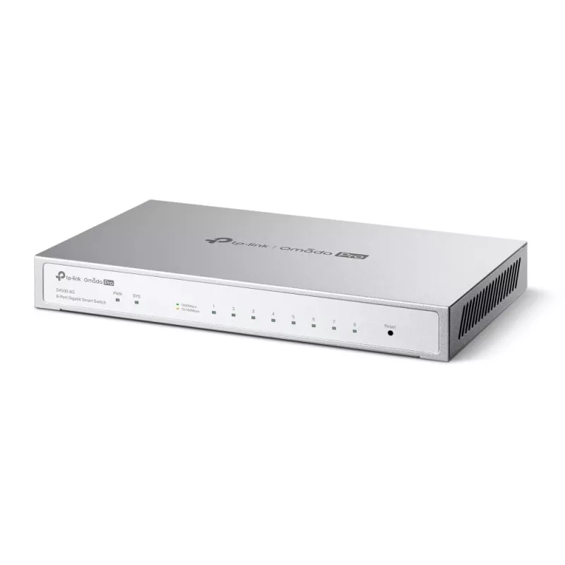 Omada PRO smart managed Layer 2+ Switch &bull 8 Port &bull 8x 1GbE &bull Omada PRO &bull S4500-8G - 240747 - 4