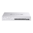 Omada PRO smart managed Layer 2+ Switch &bull 10 Port &bull 8x 1GbE &bull PoE Budget 61W &bull 8x PoE at &bull 2x SPF &bull Omad