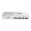 Omada PRO smart managed Layer 2+ Switch &bull 10 Port &bull 8x 1GbE &bull PoE Budget 61W &bull 8x PoE at &bull 2x SPF &bull Omad