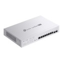 Omada PRO smart managed Layer 2+ Switch &bull 10 Port &bull 8x 1GbE &bull PoE Budget 61W &bull 8x PoE at &bull 2x SPF &bull Omad