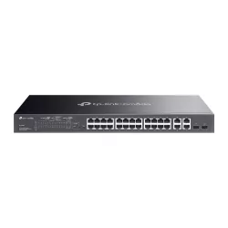 TP-Link Switch smart managed Layer2 24 Port &bull 4x 1 GbE &bull PoE Budget 250 Watt &bull 24x PoE at &bull Lüfterlos, Omada &bu