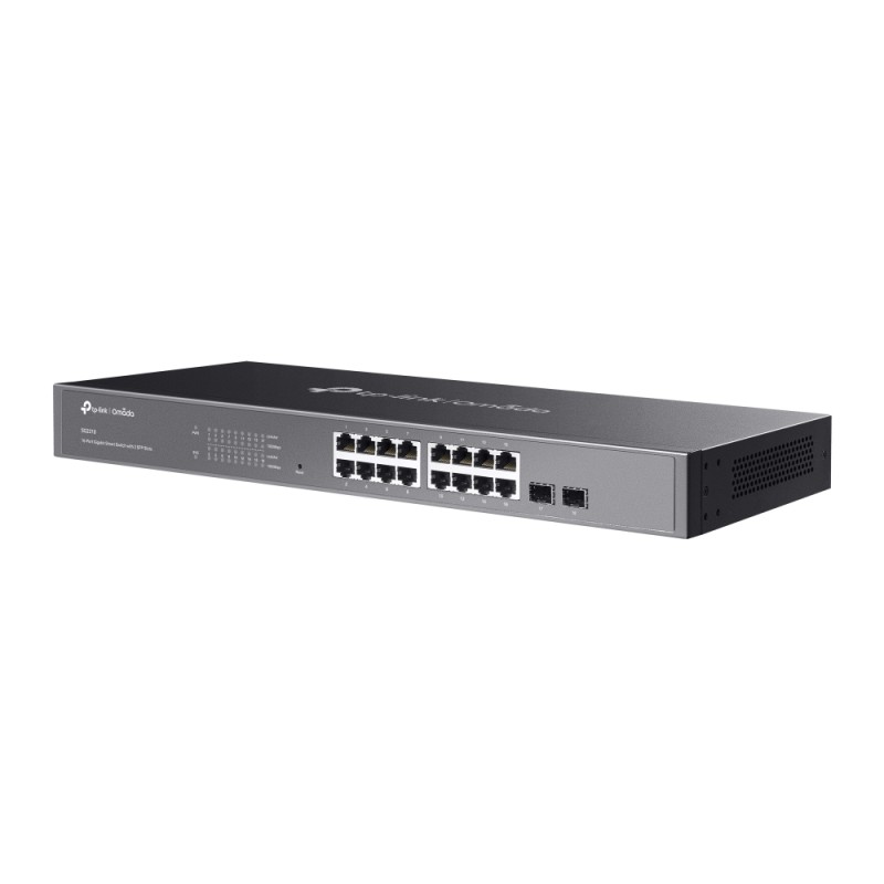 TP-Link Switch smart managed Layer2 16Port &bull 2x SFP &bull Lüfterlos, Omada &bull SG2218 - 241577 - 3