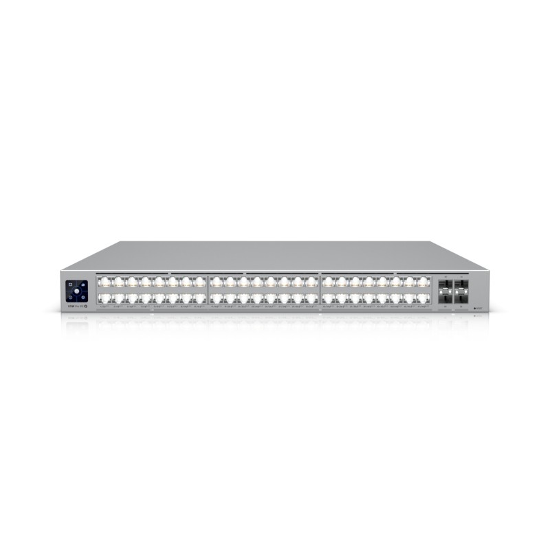 Ubiquiti Switch full managed Layer3 52 Port &bull 16x 2,5 GbE &bull 32x 10 GbE &bull PoE Budget 1080W &bull 48x PoE+++ &bull 4x 