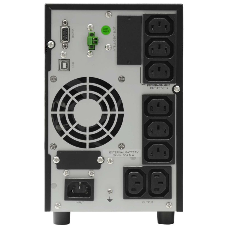 Effekta MTX Lineinteractive UPS, 1100VA, 5min, MTX1100, USB+RS232, Black, sine output, - 159663 - 1