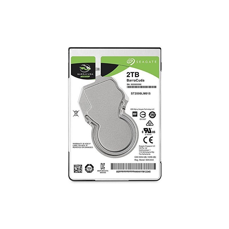 HD2 2000GB Seagate BarraCuda Compute - 207378 - 1
